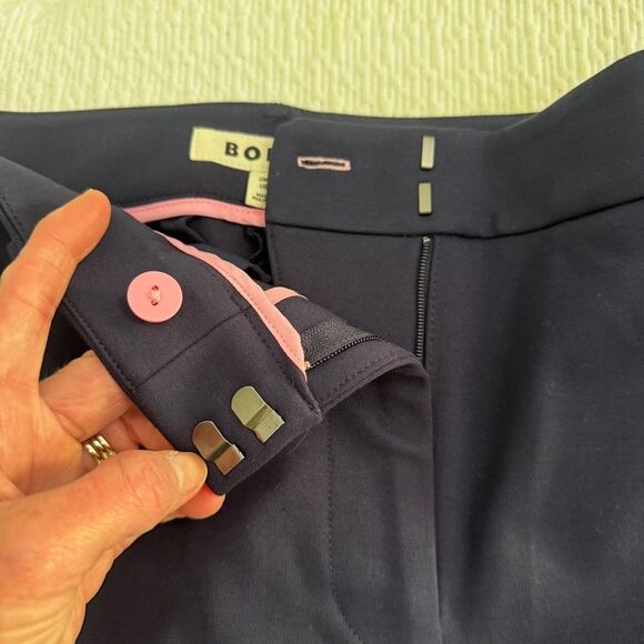 Boden Pimlico Ponte Navy Straight Leg Pants- EUC! Size 6 - Picture 13 of 15